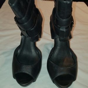 Ankle Peep Toe boots